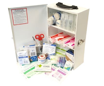 Work Place/Business First Aid Kit Clear Front - Plain empty cabinet ...